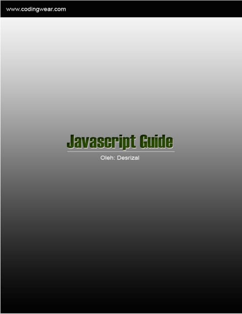 Javascript guide | PDF