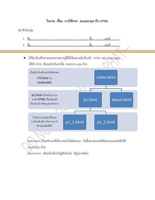 Java script กับ html
