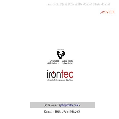 Conferencia-presentación Javascript