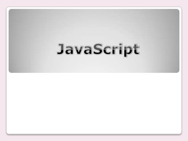 Javascript 