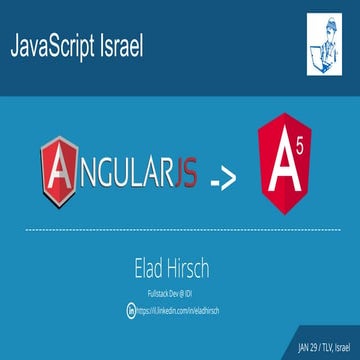 Migrate AngularJS to Angular (v5) | PPT