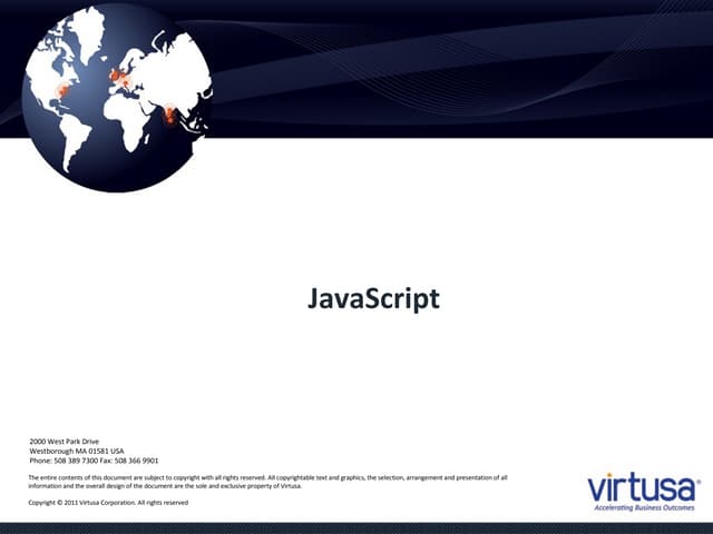 JavaScript Training