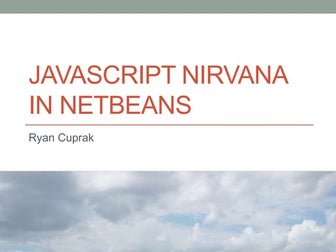 Java script nirvana in netbeans [con5679]