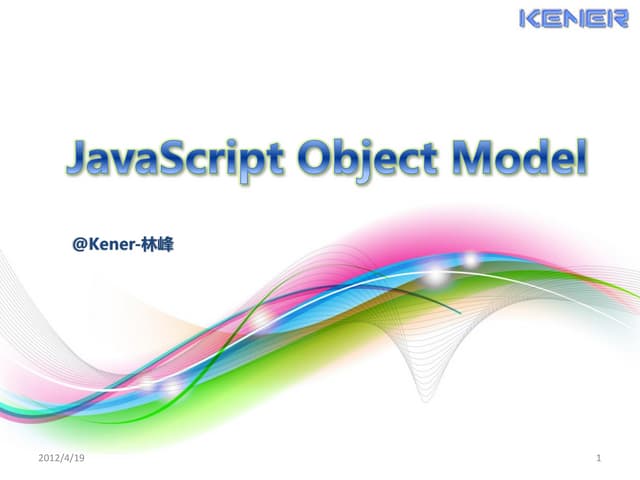 JavaScript object model | PDF | Web Development | Internet