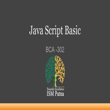 Java script Basic | PPT