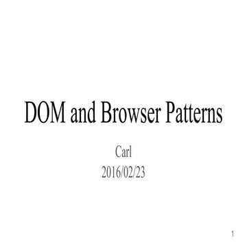 JavaScript patterns chapter 8 of mine