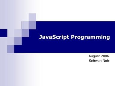 JavaScript Programming