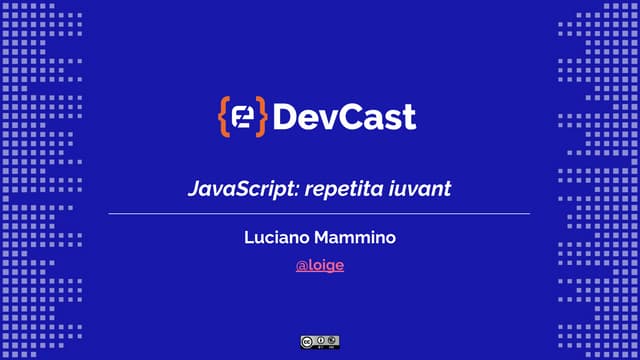 Javascript: repetita iuvant