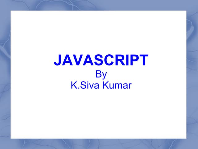Javascript sivasoft