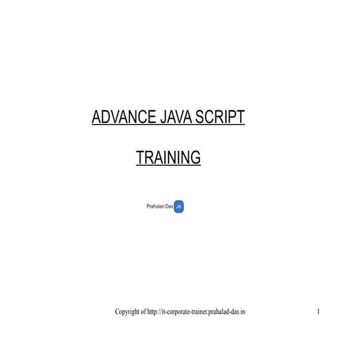 Javascript training sample | PPT
