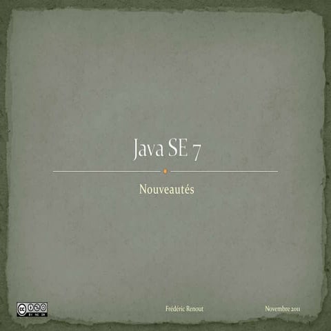 Java SE 7 | PPT