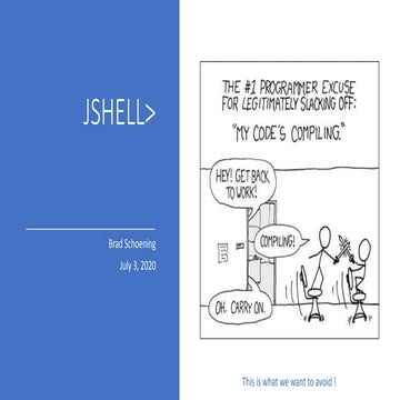 Java's jshell | PPT