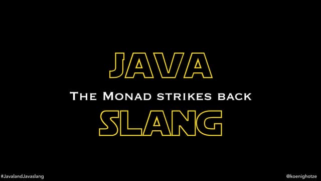 Javaslang Talk @ Javaland 2017