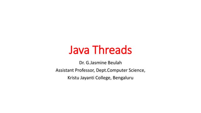 Java threads