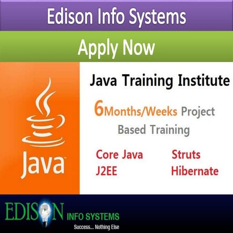 Best JAVA/J2EE Training Institute with Live Project Training