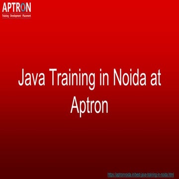 Java Training in Noida | PPT