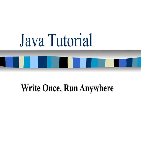 Java tut1 | PPT | Free Download