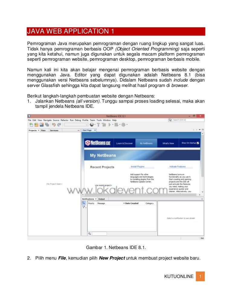 Java web application 1