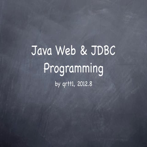 Java web programming | KEY