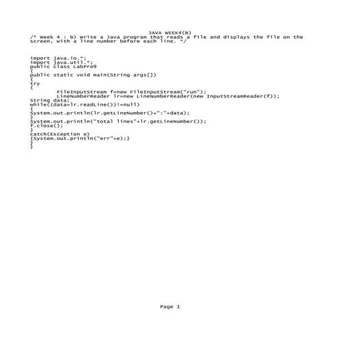 Java Week4(B) Notepad | PDF