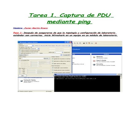Analisis de red mediante Wireshark y Tcpdump