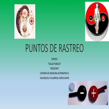 puntos de rastreo biomagnetismo | PPTX