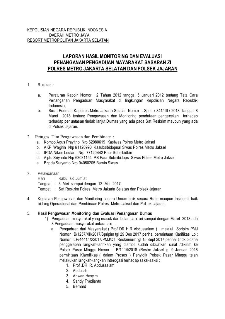 17+ Contoh Surat Pengaduan Masyarakat Ke Polda Kumpulan