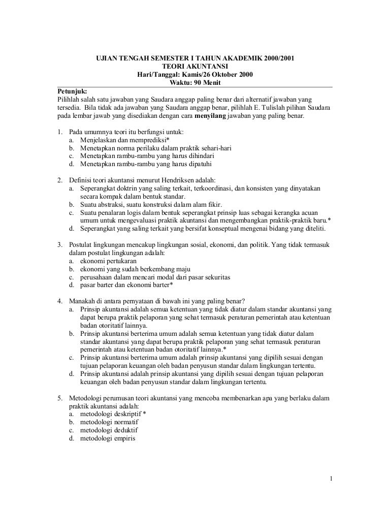 Jawaban Soal Ta Mid 00