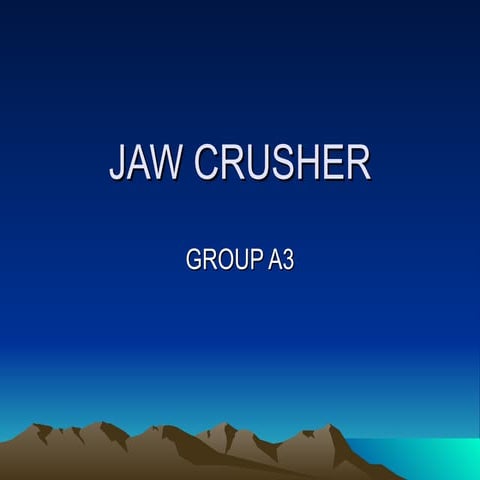 Jaw Crusher