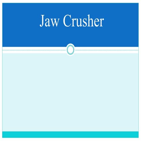 Jaw crusher