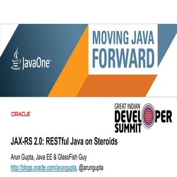 GIDS 2012: JAX-RS 2.0: RESTful Java on Steroids