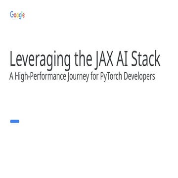 GDG AI for Science Australia - JAX AI Stack