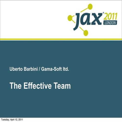 The Effective Team