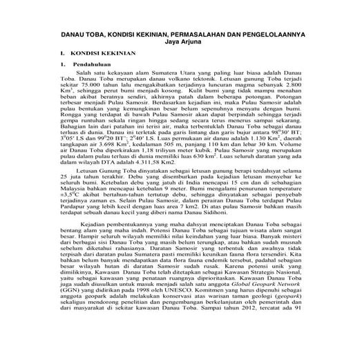 Jaya makalah danau-toba_2013