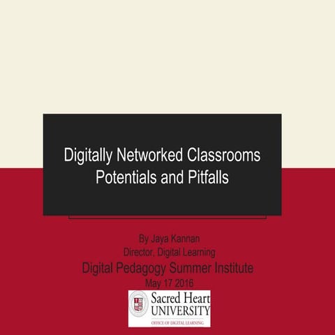 Building Digitally Networked Classrooms - using Google tools