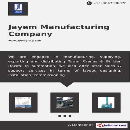 Jayem manufacturing-company | PDF