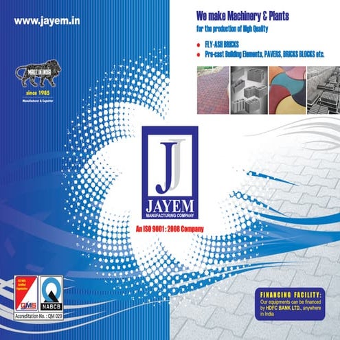 Jayem Manufacturing Co, Noida, Construction Equipment | PDF