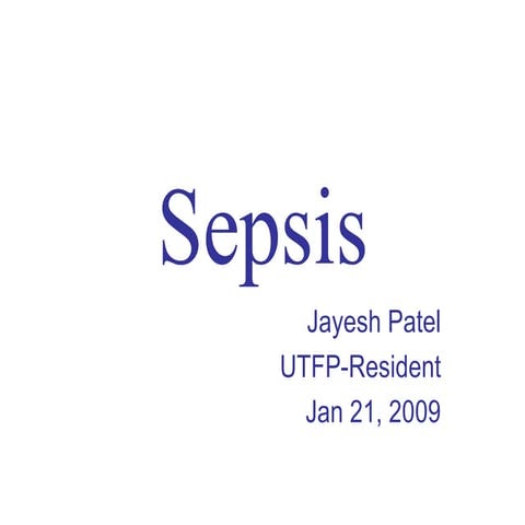 Sepsis