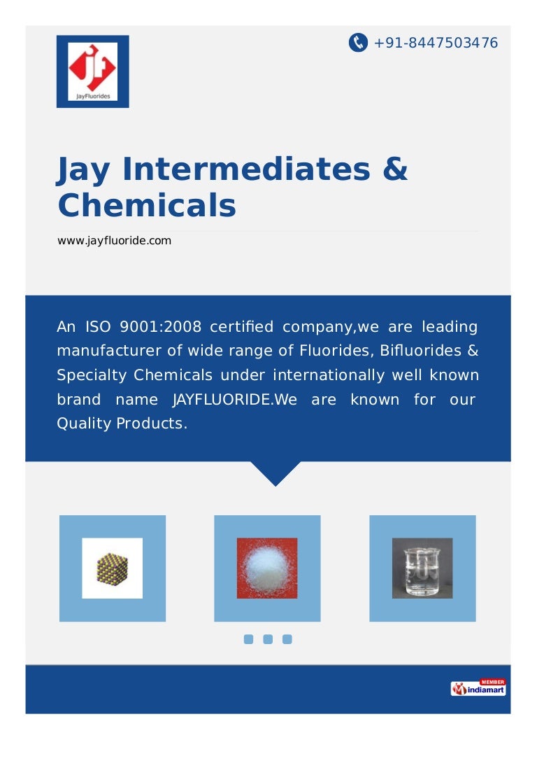 Jay Intermediates & Chemicals, Vapi, Industrial Fluorides