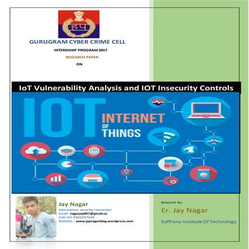 IoT Vulnerability Analysis and IOT In security Controls