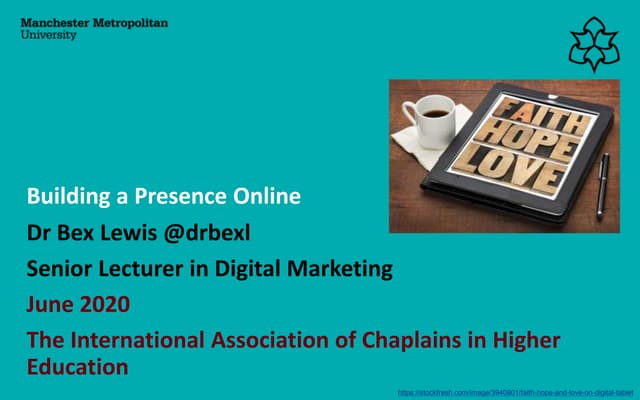 Building a Presence Online with International Association of Chaplains in Higher Education