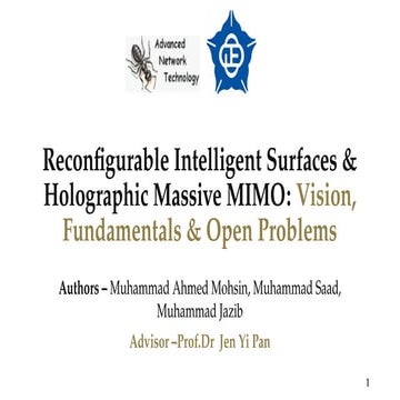 Wireless Communications - advanced topics