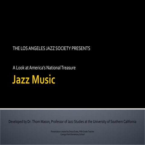 Jazz in Schools Powerpoint