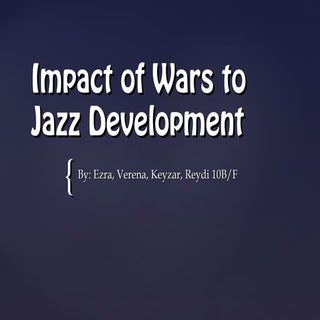 Jazz music ppt 