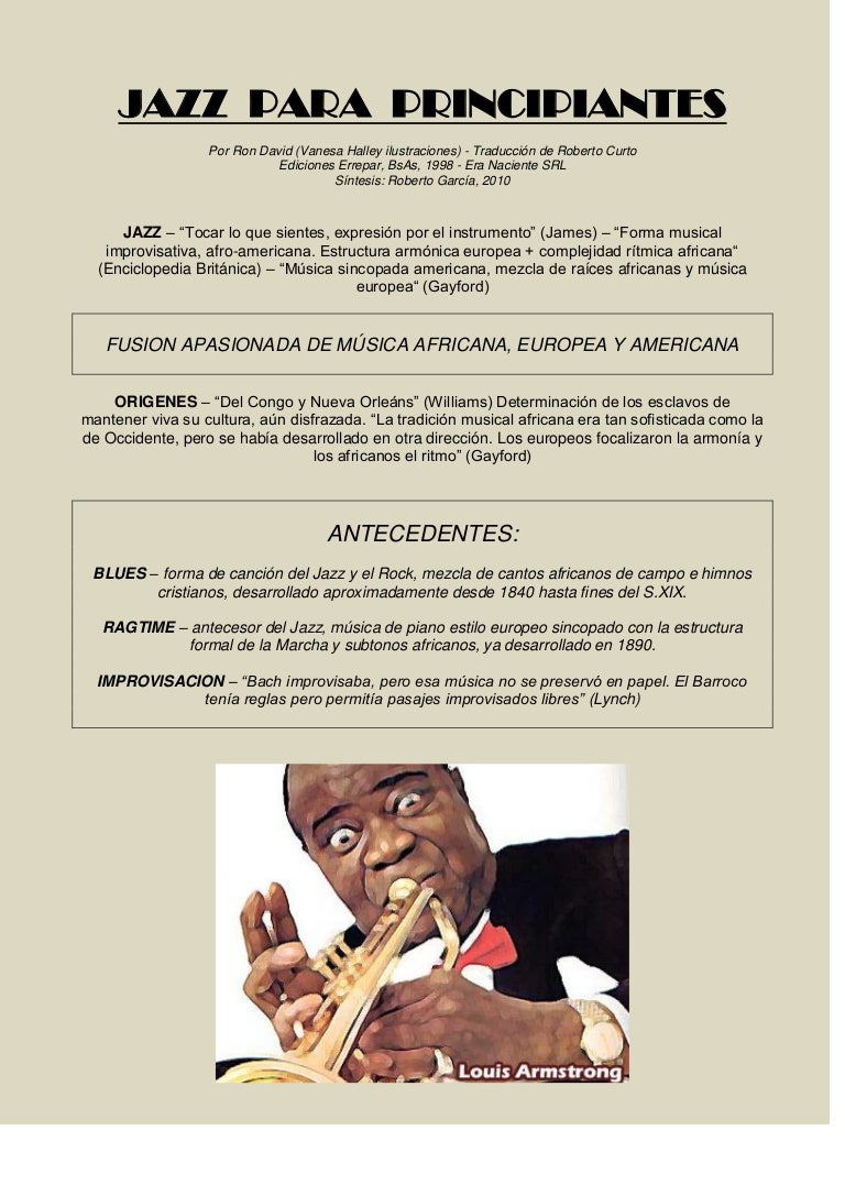 Jazz para principiantes
