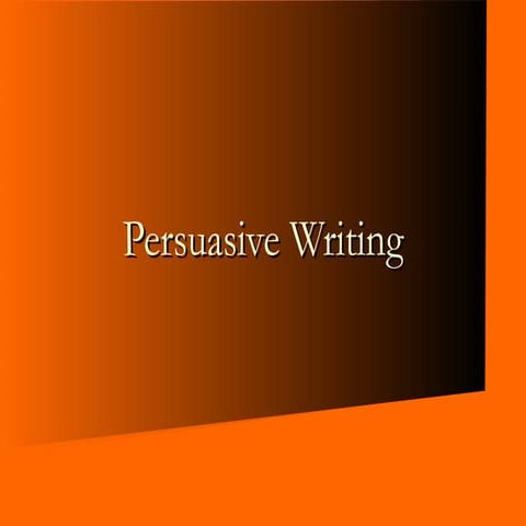 jb 3283 Persuasive Writing