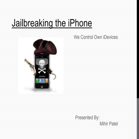 Jailbreaking iOS