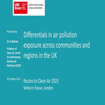 14:30 Differentials in Air Pollution Exposure Across Communities and ...