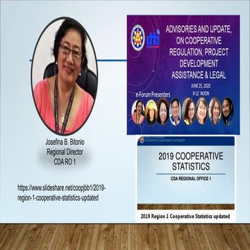 2019 Cooperative Statistics, TIMTA and Regulation | PPT
