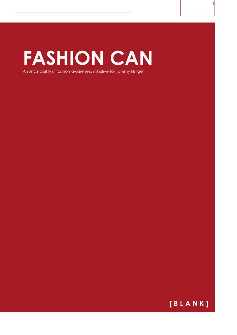 Tommy Hilfiger Sustainability Awareness Initiative tommy hilfiger sustainability